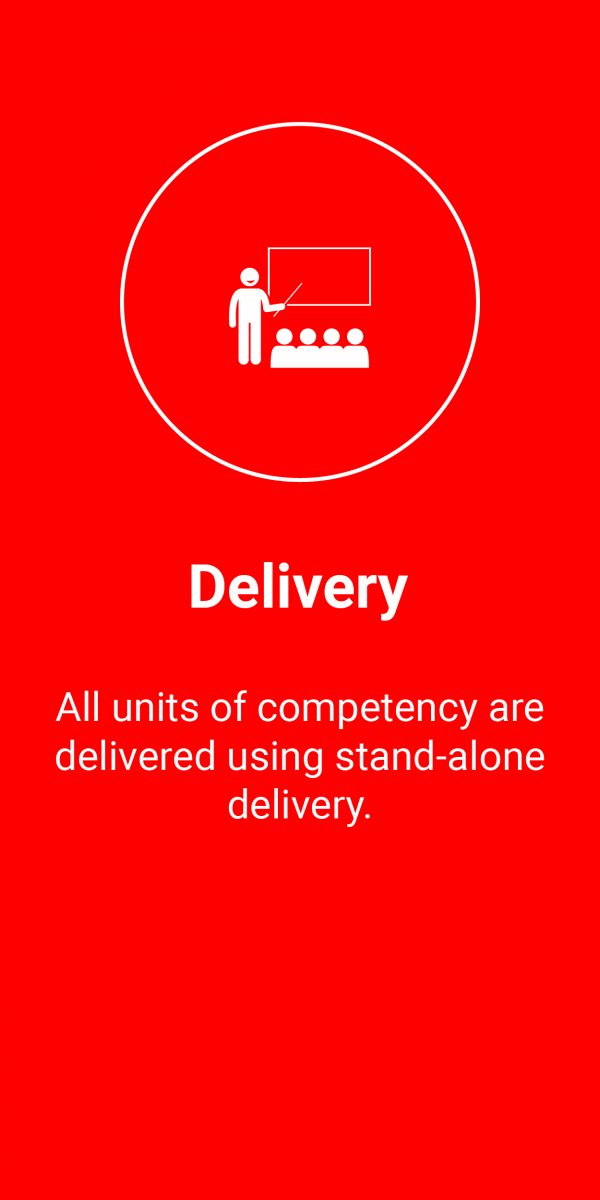 Course at a glance _Delivery